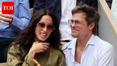 Brad Pitt and girlfriend Ines de Ramon enjoy rare public outing together at the French Open in Paris |