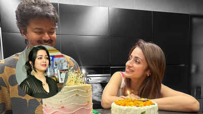 Vijay: ‘Pure Gold couple’: Did Charmme Kaur confirmed Vijay and Trisha’s relationship? Her Instagram comment has left fans wondering | Tamil Movie News