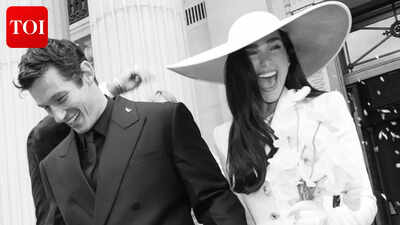 Dua Lipa shares romantic wedding photos with Callum Turner; newly weds make first appearance post intimate wedding |
