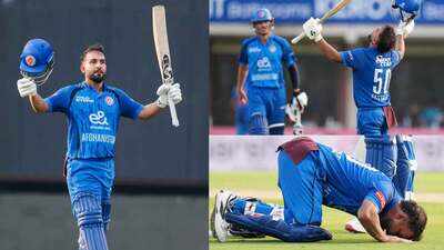 IND vs AFG: After 4644 days, Afghanistan captain Hashmatullah Shahidi finally gets first ODI century | Cricket News