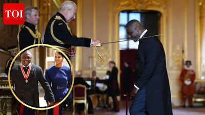 Idris Elba receives a knighthood from King Charles at Windsor Castle for his service to young people |