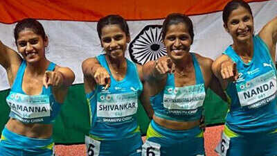 WATCH: India stun China to win 4x100m relay gold with season-best time at Asian Relay Championships 2026 | More sports News