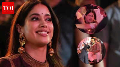 Janhvi Kapoor left shocked as fan breaches security at ‘Peddi’ event; Ram Charan’s calm reaction wins internet’s respect – Watch | Telugu Movie News