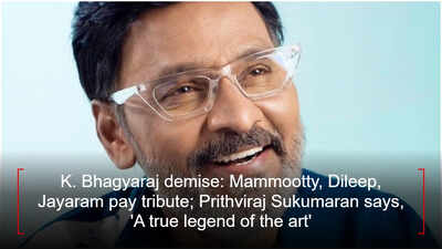 K. Bhagyaraj demise: Mammootty, Dileep, Jayaram pay tribute; Prithviraj Sukumaran says, ‘A true legend of the art’ | Malayalam Movie News
