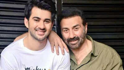 Karan Deol: ‘My first hero’: Karan Deol gets emotional about sharing screen space with Sunny Deol in ‘Batwara 1947’, pens heartfelt tribute on Fathers Day | Hindi Movie News