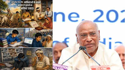Kharge Accuses Modi of Covering Up Exam Failures Amid Telegram Ban for NEET Re-Test | India News