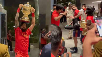 Virat Kohli’s dhol dance with Krunal Pandya goes viral after RCB’s IPL 2026 title triumph – WATCH | Cricket News