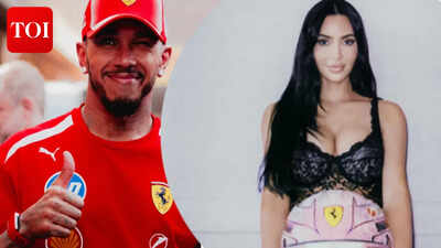 Lewis Hamilton shares BTS photo of Kim Kardashian posing with his sparkling pink helmet post Monaco Grand Prix win – PICS |