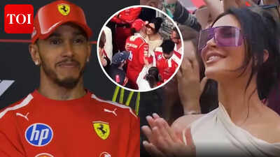 Lewis Hamilton KISSES Kim Kardashian at Monaco Grand Prix; says ‘It’s amazing to have her support’ – WATCH |