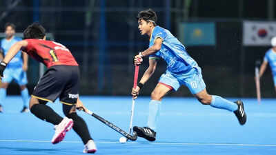 Gold for India! U-18 men’s team beat Japan to lift Asia Cup; Ashish Purti scores hat-trick | Hockey News