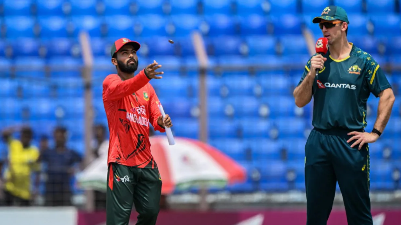 Bangladesh 36/4 in 8.3 Overs | Bangladesh vs Australia 3rd T20I Live: Pride on the line for Bangladesh in dead rubber against Australia