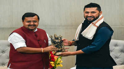 ‘Had a meaningful interaction’: BJP president Nitin Nabin hosts Nepal ruling party chief Rabi Lamichhane | India News