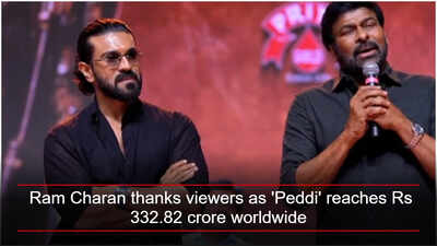 Peddi Full Movie Collection: ‘Peddi’ box office collection day 21: Ram Charan thanks viewers as the sports drama reaches Rs 332.82 crore worldwide | Telugu Movie News