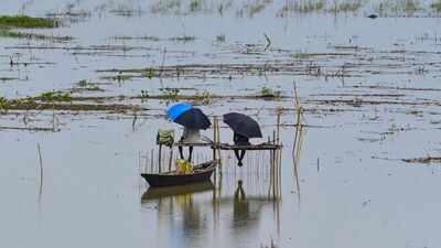 Assam floods: Railway bridge partially collapses in Dhemaji; iron bridge washed away in Jonai | India News