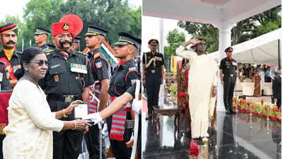 ‘Watershed moment’: President Murmu hails commissioning of first 9 women NDA cadets at IMA; 515 officers pass out | India News