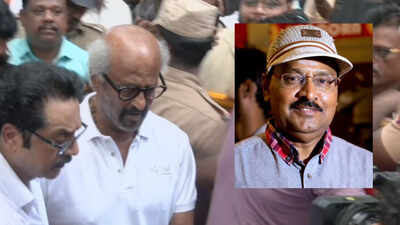 Rajinikanth halts ‘Dharman’ shoot to pay last respects to K. Bhagyaraj; calls the late filmmaker wonderful human being | Tamil Movie News