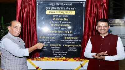 ‘India must take control of security-related necessities’: Rajnath Singh after ‘bhoomi pujan’ for aluminium extrusion press in Nagpur | India News