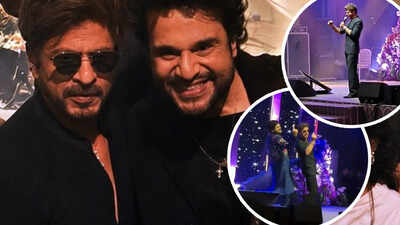 Shah Rukh Khan attends Mumbai event; dances to hit tracks ‘Baadshah O Baadshah’, ‘Chand Tare Tod’ – WATCH﻿ |