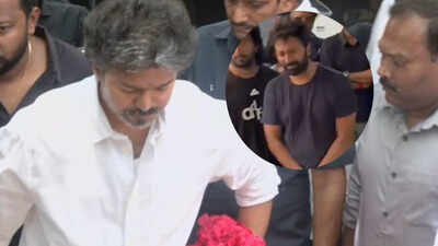 CM Joseph Vijay pays last respects to K. Bhagyaraj; Shanthanu breaks down as Tamil Nadu CM comforts him |