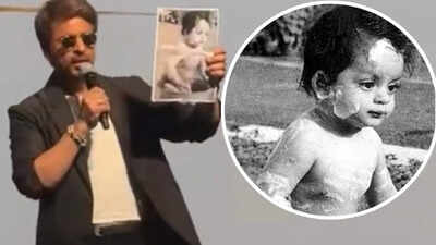 Shah Rukh Khan visits Mangalore for an event; reveals heartwarming story behind his famous childhood pic – WATCH﻿ |