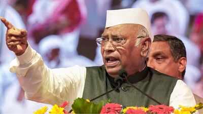 ‘Modi destroying India, Trump the world’: Kharge takes ‘good friends’ dig at PM | India News