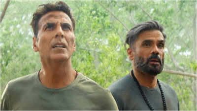 Suniel Shetty opens up about his on-screen RIVALRY with Akshay Kumar: ‘That has always been there; the audience…’ | Hindi Movie News
