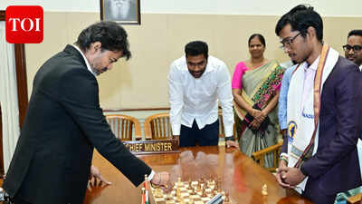 Tamil Nadu CM Vijay Honors Chess Prodigy Praggnanandhaa with Rs 50 Lakh |