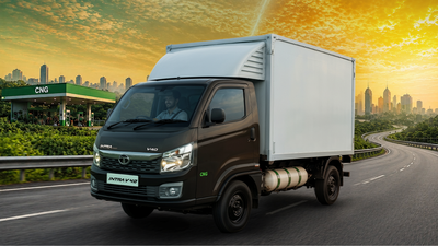 Tata Intra V40 CNG pickup launched: Gets 110-litre CNG tank!