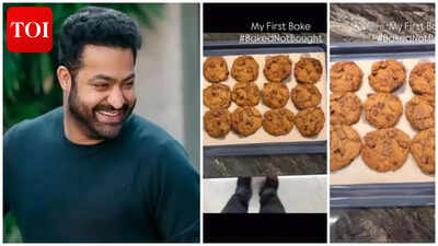 ‘Dragon’ star Jr NTR’s first baking attempt wins hearts; ‘Tiger Cookies’ trend online – WATCH | Telugu Movie News