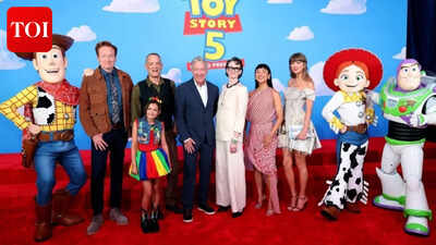 Toy Story 5: Tim Allen, Joan Cusack bring families to ‘Toy Story 5’ premiere as Taylor Swift makes surprise appearance | English Movie News