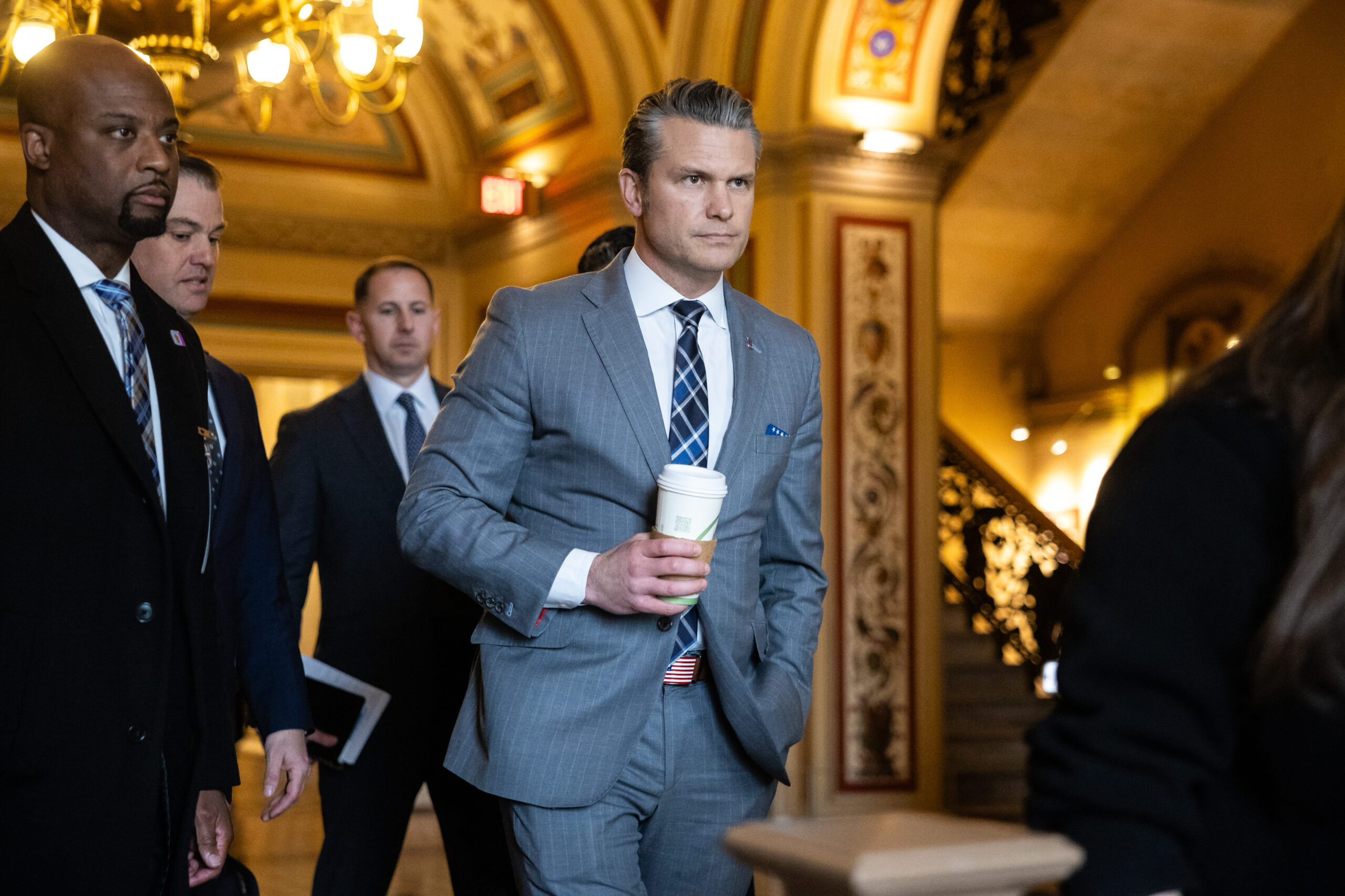 House Republicans huddle with Hegseth after Trump's reconciliation demands