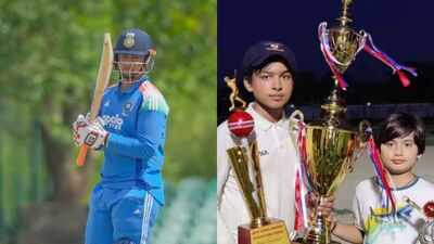 Vaibhav Sooryavanshi’s reaction to brother Ashirvad’s another century goes viral | Cricket News