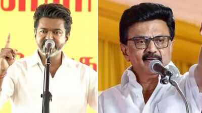 TVK ,DMK trade horse trading allegations; 3 people arrested | India News