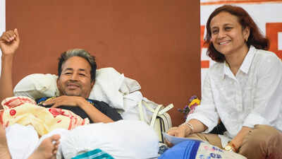 ‘Gen Z has shown what it means for India to be Vishwaguru’: Sonam Wangchuk’s wife after Pradhan’s exit | India News