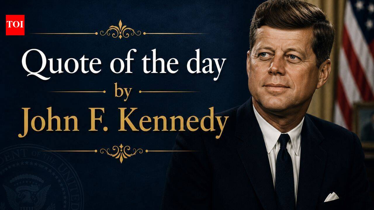 Quote of the day by John F. Kennedy: “My fellow Americans, ask not what your country can do for you—ask what you can do for your country.” | World News