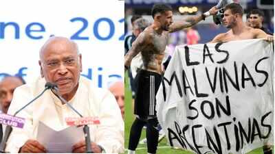 Evening newswrap: Kharge writes to PM over revised delimitation proposal; Falklands poster row spills over after World Cup clash, and more | India News