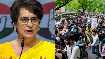 ‘These are our children’: Priyanka Gandhi slams Centre over police action at CJP protest | India News
