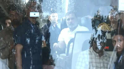 Neet-Ug Paper Leak: ‘We are with you’: Rahul Gandhi says INDIA bloc stopped during march in support of protesting students | India News
