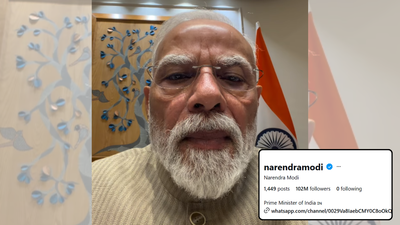 PM Modi gains 1 million Instagram followers overnight after selfie video amid NEET protest | India News