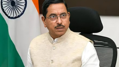 Pralhad Joshi takes charge as Union education minister a day after Dharmendra Pradhan’s resignation | India News