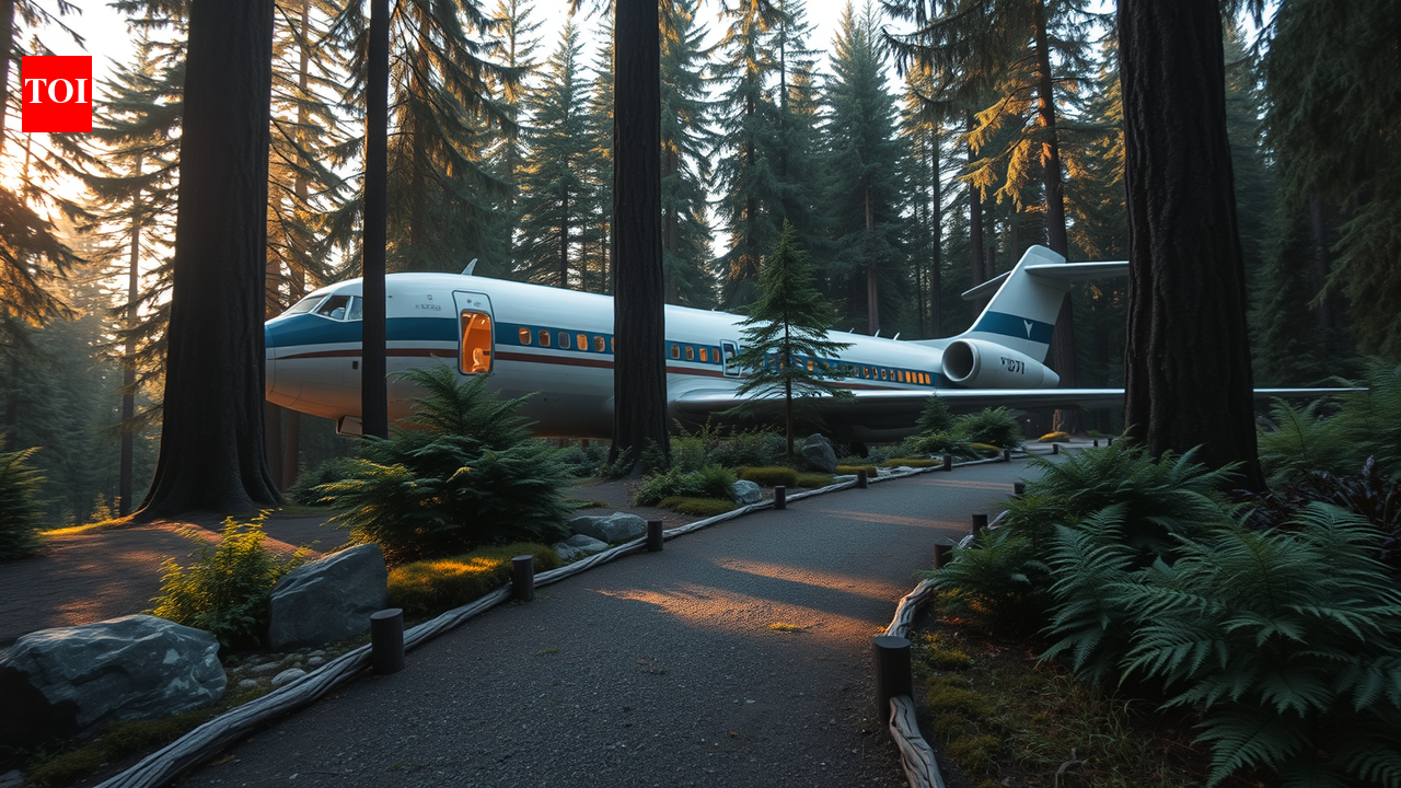 In 1999, an Oregon engineer spent $100,000 on a retired Boeing 727 and turned it into a home deep in the forest | World News