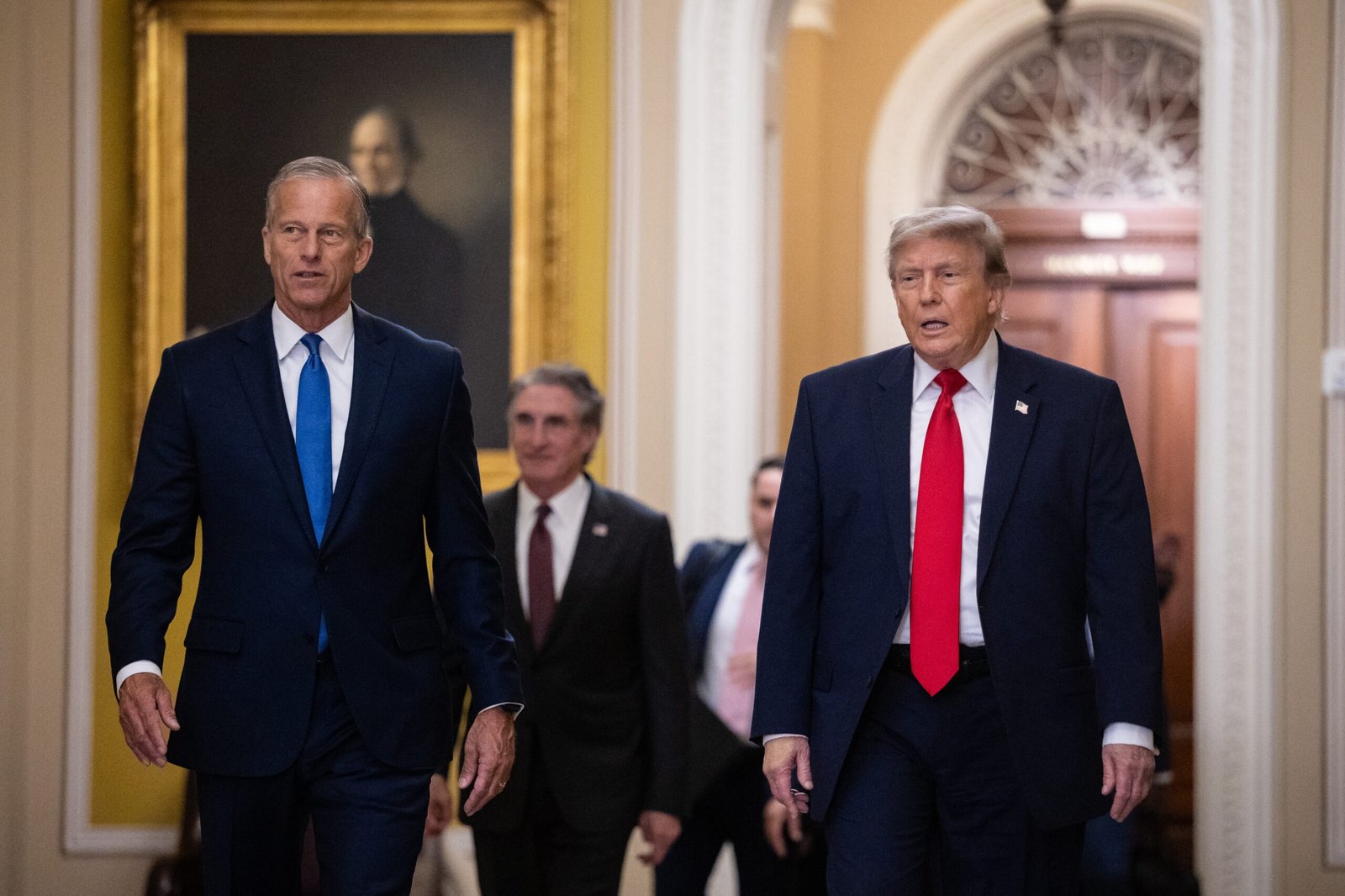 How John Thune is trying to manage Trump’s summer squeeze