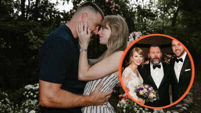 Travis Kelce reacts to AI wedding photo dropped by comedian Bert Kreischer with Taylor Swift hours before rehearsal dinner |