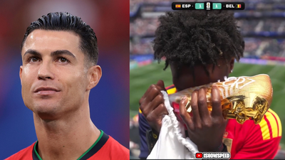 Only TWO ever made! Cristiano Ronaldo stuns IShowSpeed with his rarest and most personal gift yet | Football News