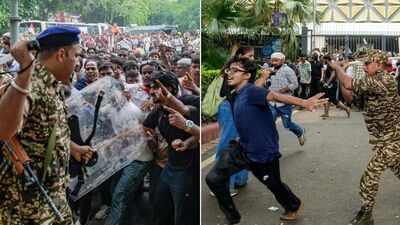 70 detained, 118 cops and 60 marchers Injured: Police block protesters’ march to Parliament; JP Nadda meets CJP representatives | India News