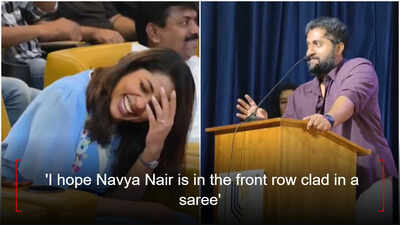 Dhyan Sreenivasan jokes about becoming Kerala CM: ‘I hope Navya Nair is in the front row clad in a saree’ |