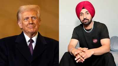 Diljit Dosanjh dodges question about his US citizenship with a joke amid ‘Satluj’ row, gets told to speak to Donald Trump about green card: ‘I never ask anyone for favours, his daughter follows me’ | Hindi Movie News