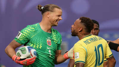 ‘Not to me’: What Neymar told Norway goalkeeper Ørjan Nyland after scoring penalty in Brazil’s World Cup defeat | Football News