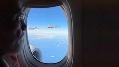 Watch: Indonesia rolls out fighter jets to see off PM Modi after three-day visit | India News