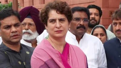 Priyanka Gandhi Vadra: 215 academicians slam Priyanka for ‘gaumutra’ remark | India News
